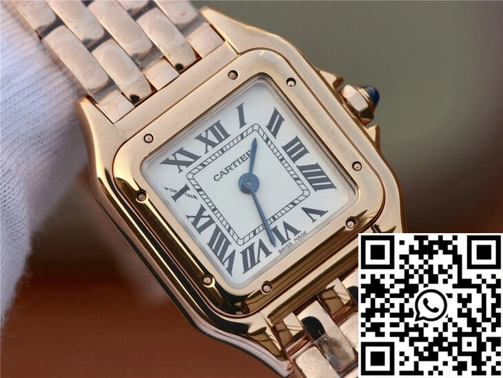 Attractive Panthere De Cartier WGPN0006 8848 Factory White Dial 1410