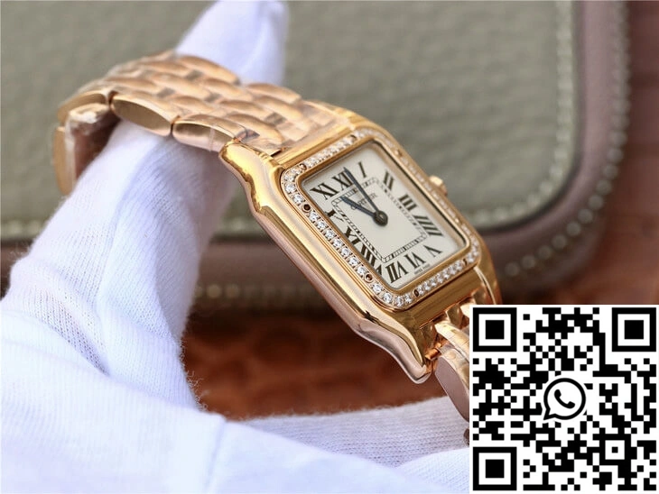 Attractive Panthere De Cartier WJPN0009 27MM 8848 Factory White Dial 1418