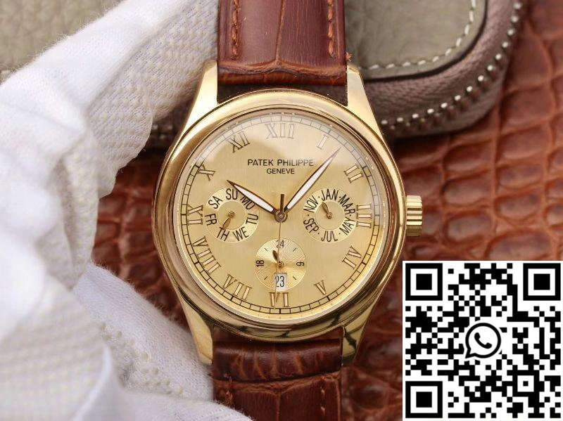 Reliable Patek Philippe Annual Calendar 5035J Gold Dial 542