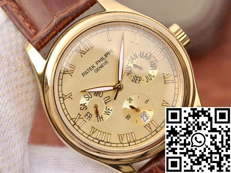 Reliable Patek Philippe Annual Calendar 5035J Gold Dial 542