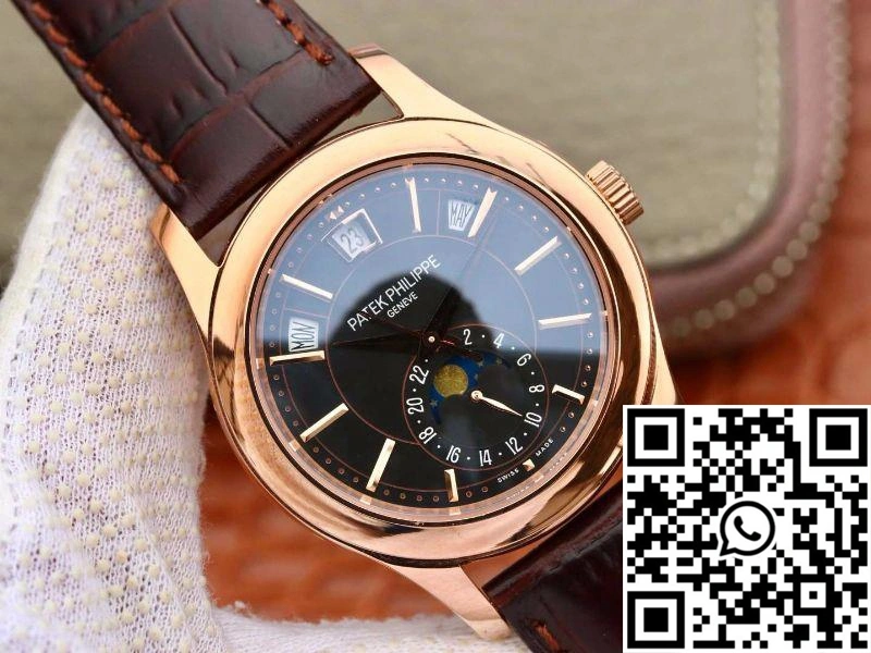 Patek Philippe Annual Calendar 5205G-001 KM Factory Black Dial TopPick 556
