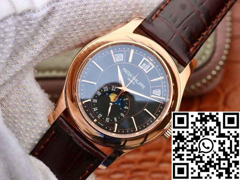 Patek Philippe Annual Calendar 5205G-001 KM Factory Black Dial TopPick 556