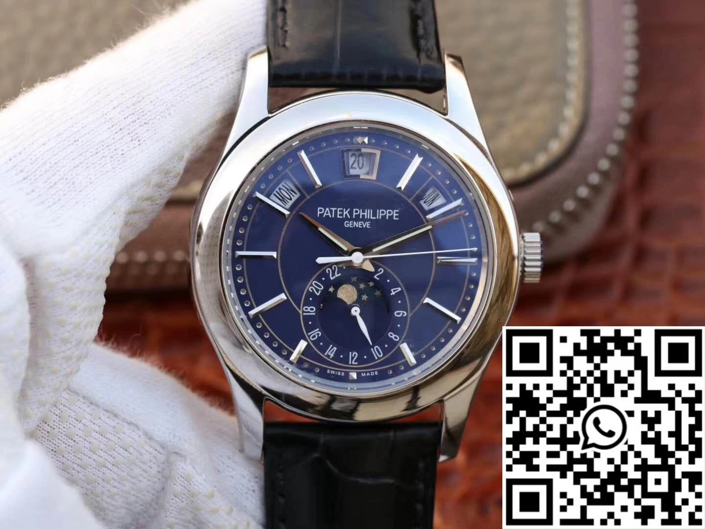 Patek Philippe Annual Calendar 5205G-013 Blue Dial Trendy 547