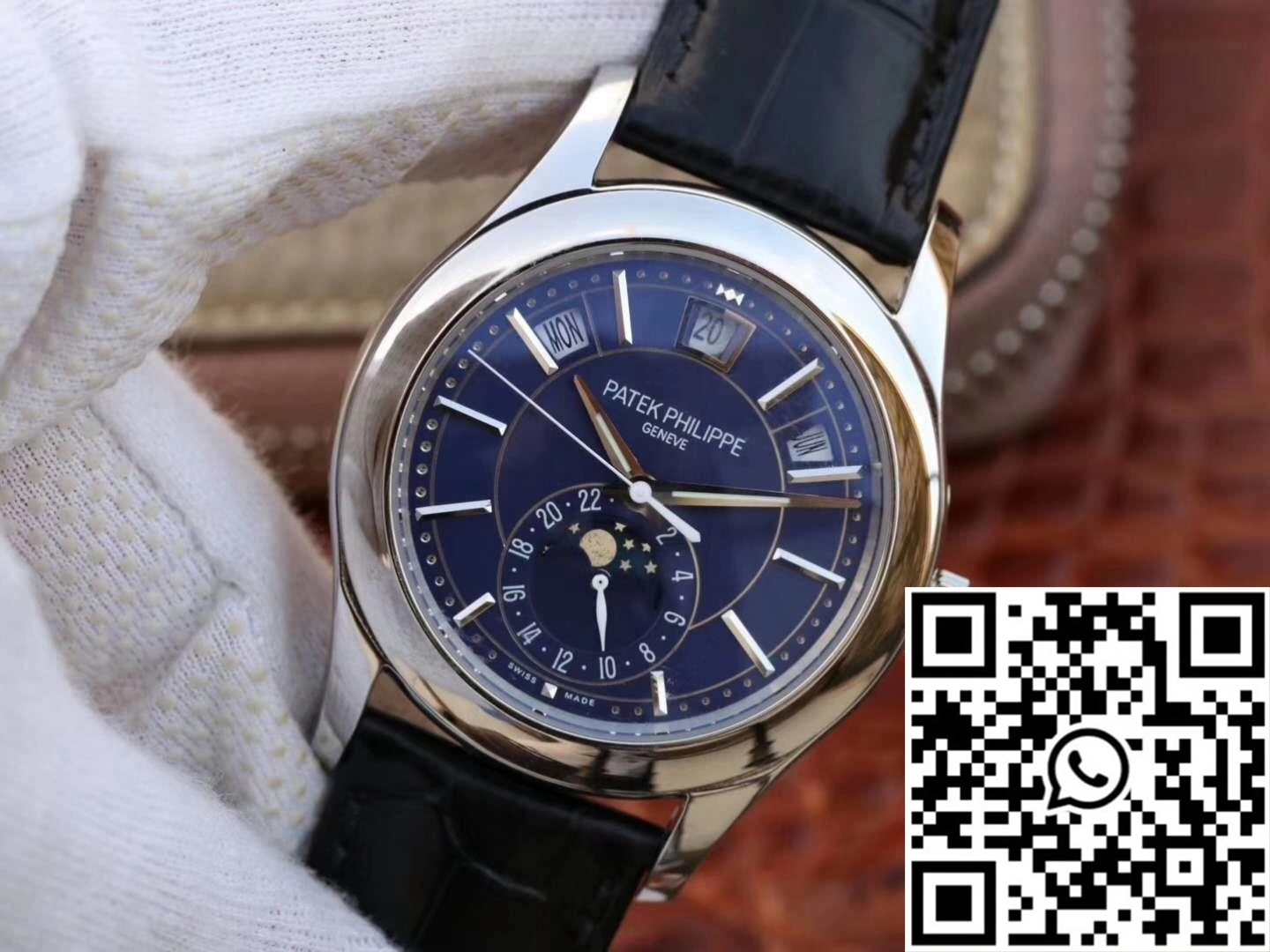 Patek Philippe Annual Calendar 5205G-013 Blue Dial Trendy 547
