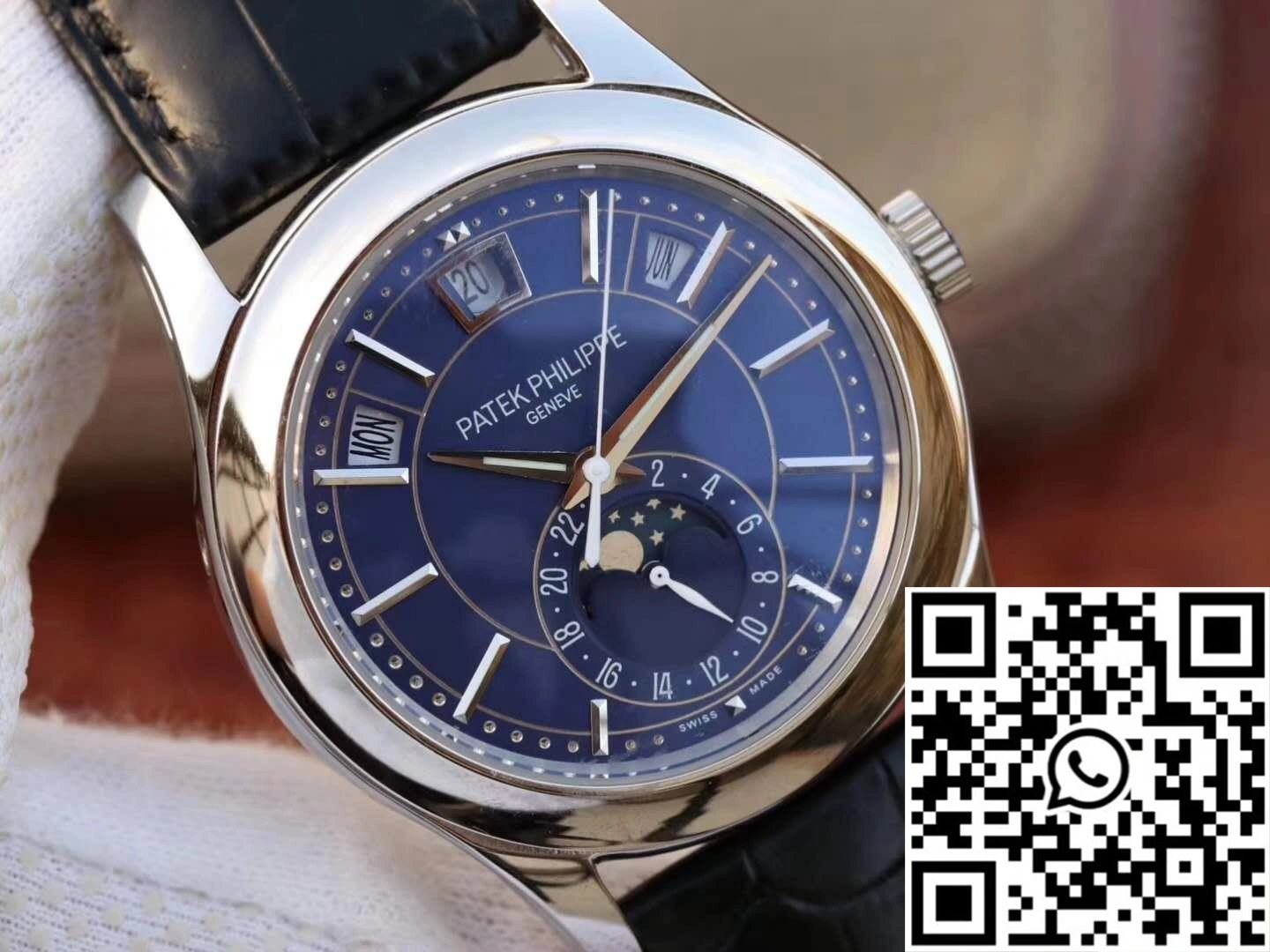 Patek Philippe Annual Calendar 5205G-013 Blue Dial Trendy 547
