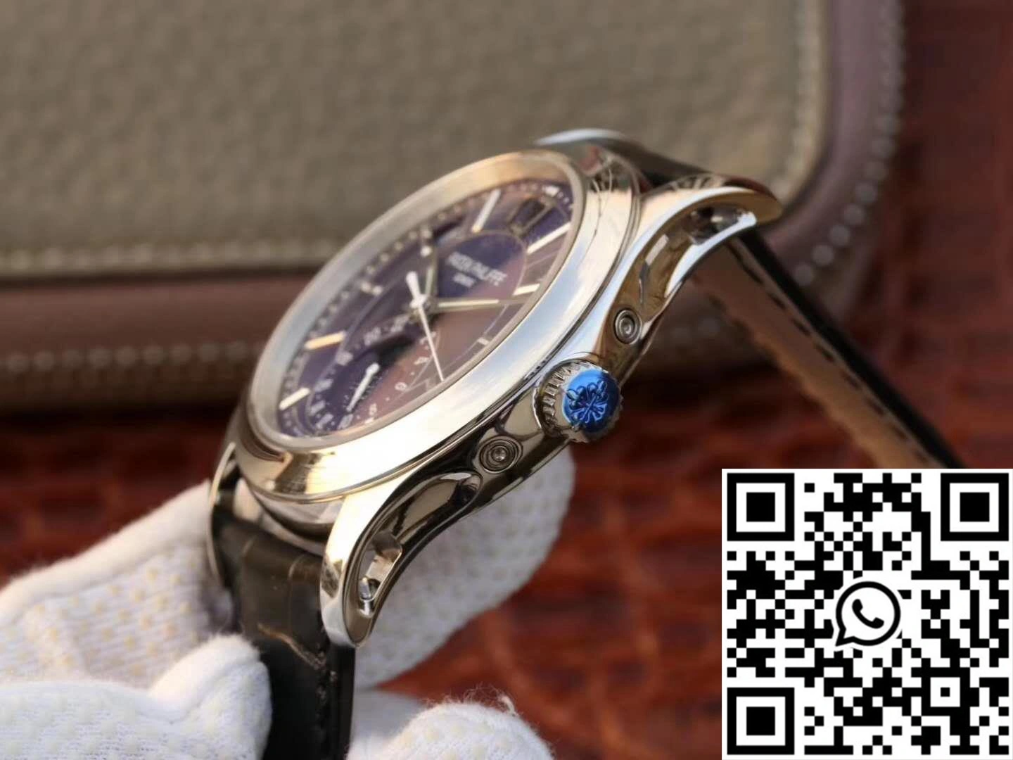 Patek Philippe Annual Calendar 5205G-013 Blue Dial Trendy 547