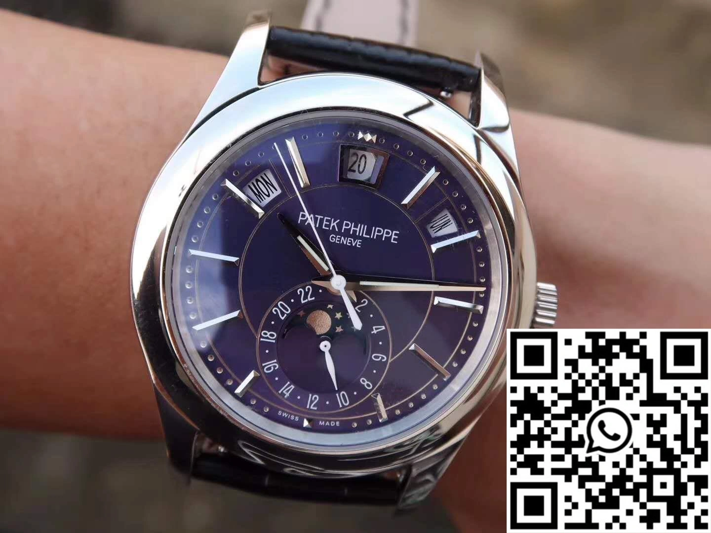 Patek Philippe Annual Calendar 5205G-013 Blue Dial Trendy 547