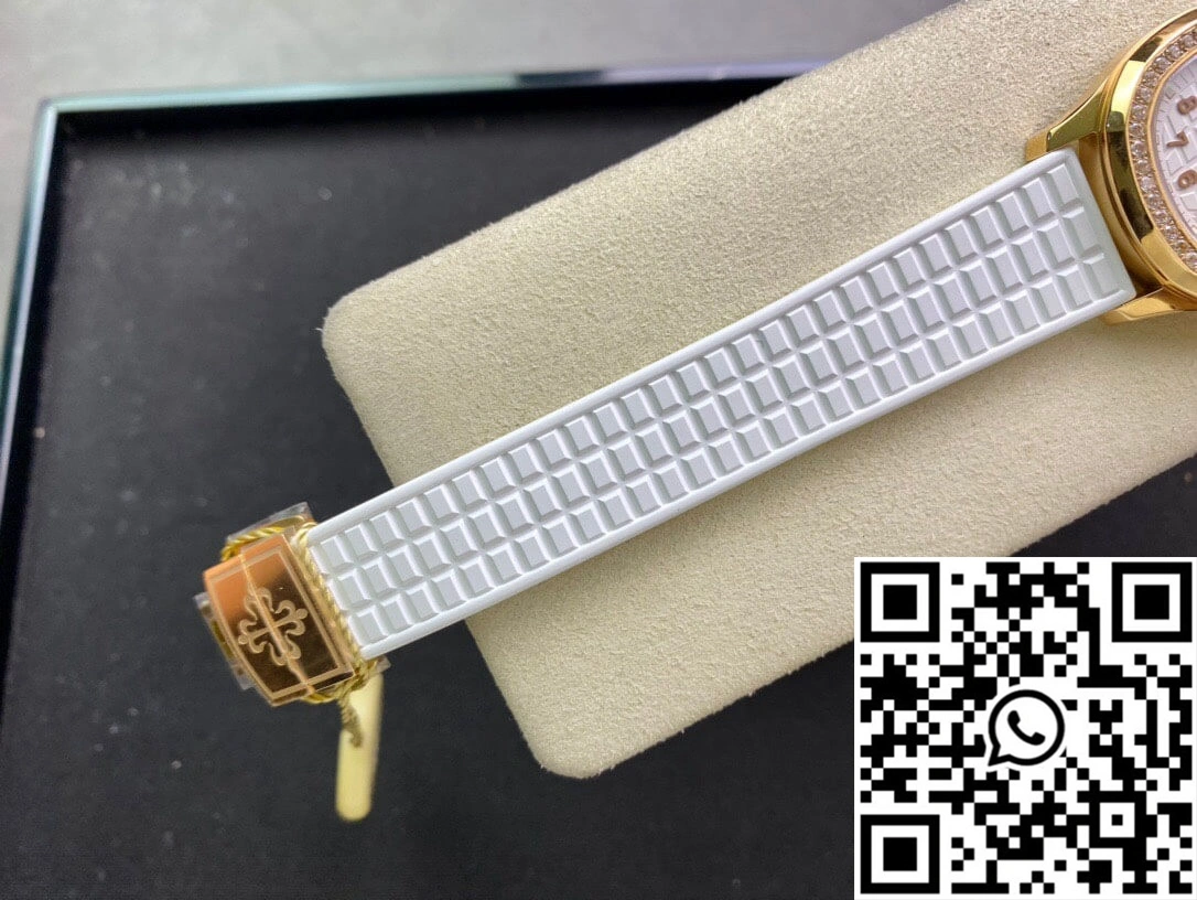 Patek Philippe Aquanaut 5067A Quartz Ladies PPF Factory Yellow Gold Diamond-set Bezel ModernLook 481