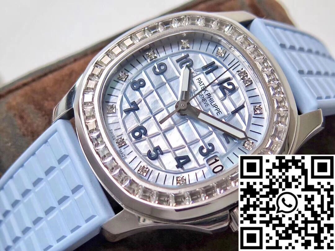 Lightweight Patek Philippe Aquanaut 5072G-001 PPF Factory Light Blue Dial 503