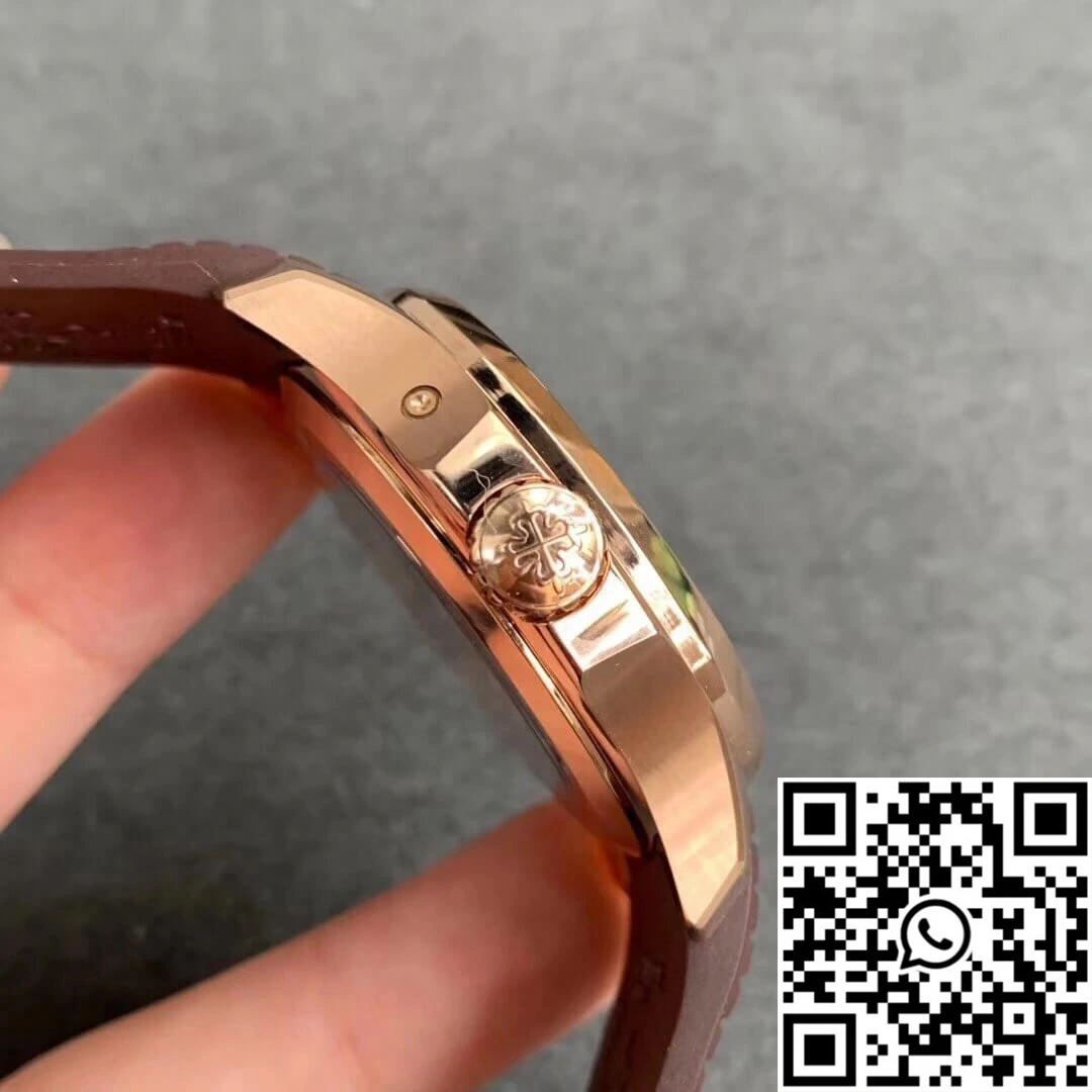 Breathable Patek Philippe Aquanaut 5164R-001 GR Factory Rose Gold Brown Dial 476