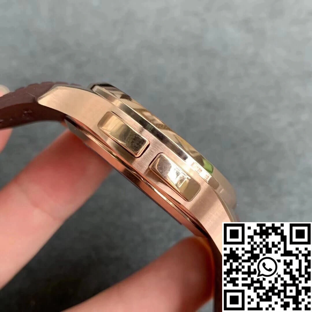 Breathable Patek Philippe Aquanaut 5164R-001 GR Factory Rose Gold Brown Dial 476