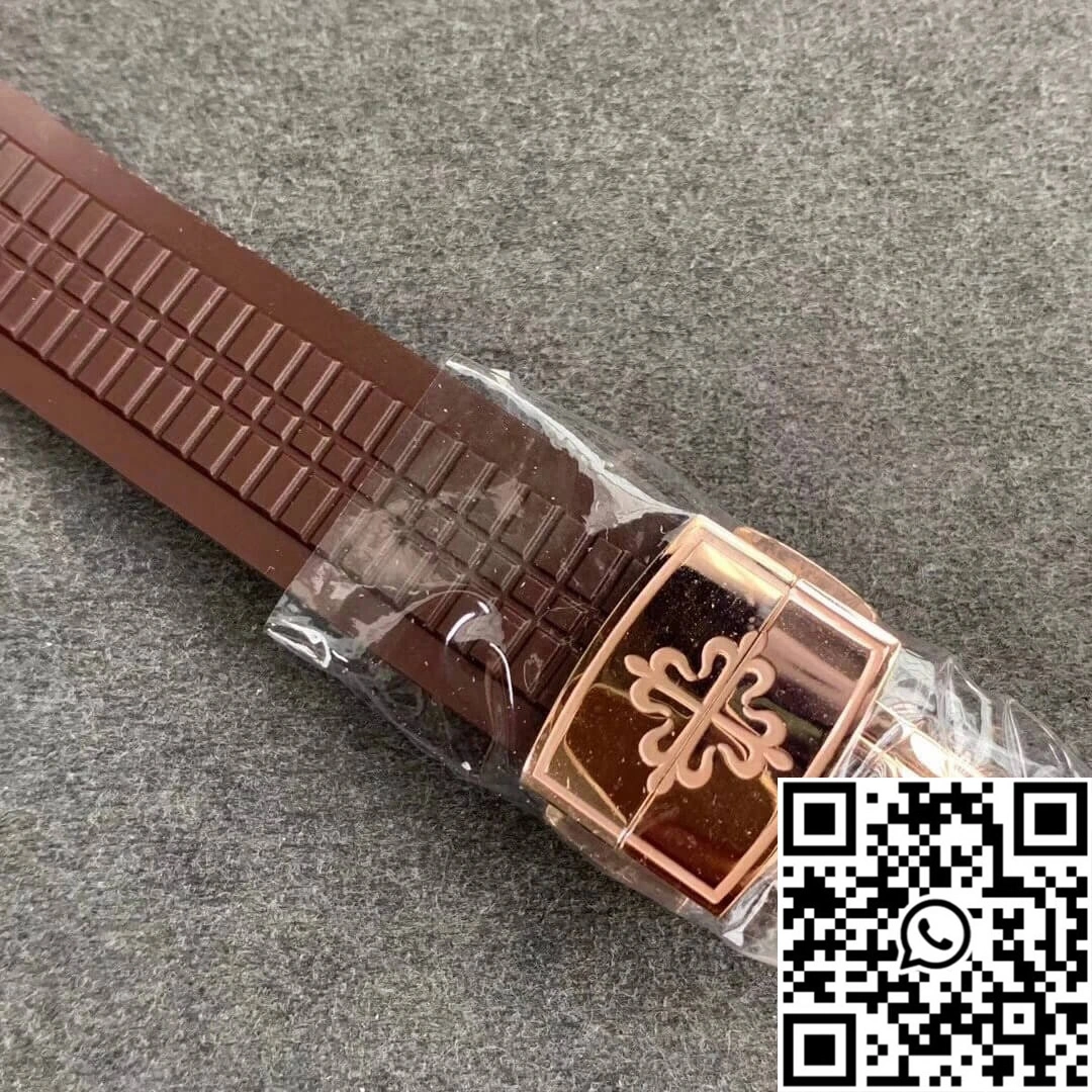 Breathable Patek Philippe Aquanaut 5164R-001 GR Factory Rose Gold Brown Dial 476