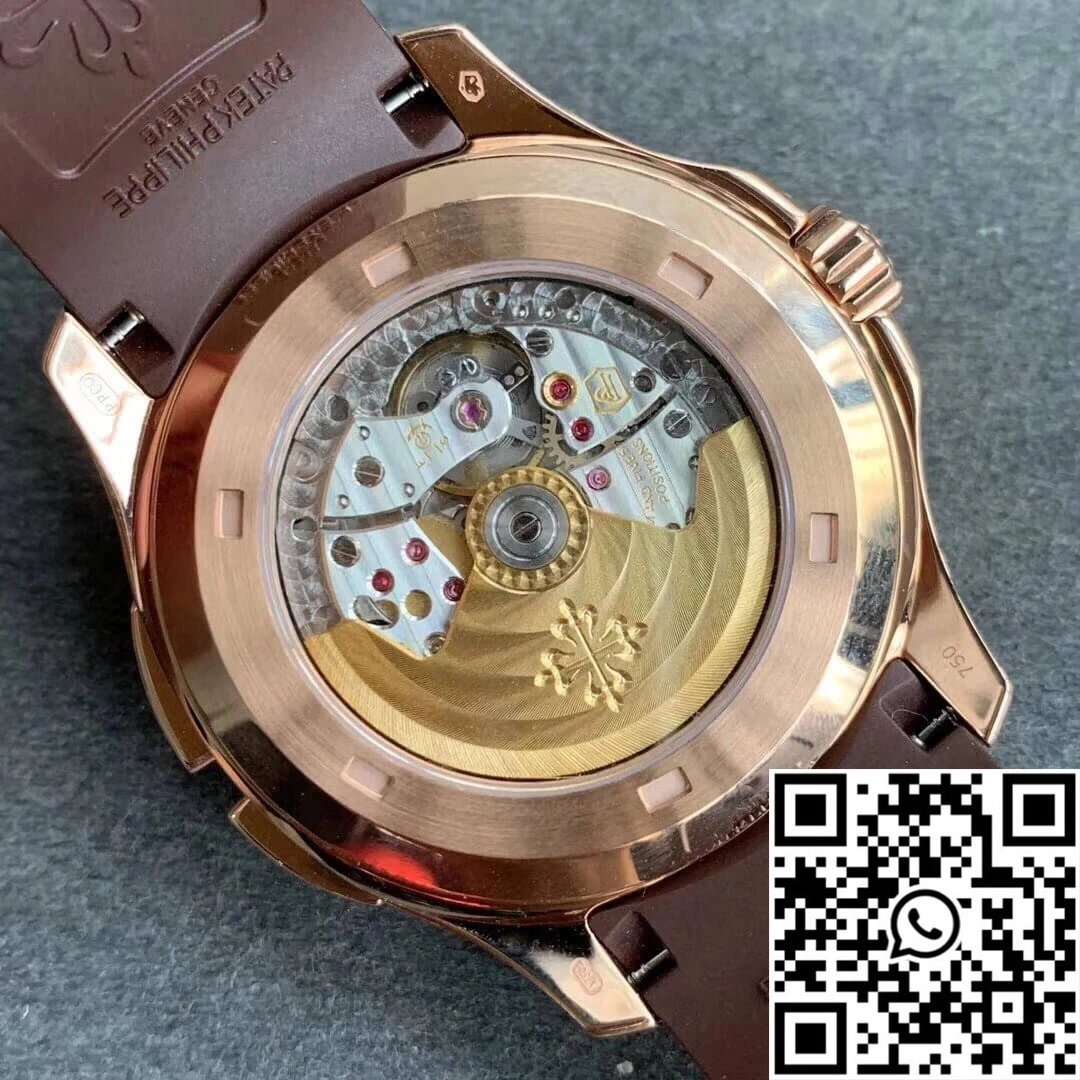 Breathable Patek Philippe Aquanaut 5164R-001 GR Factory Rose Gold Brown Dial 476