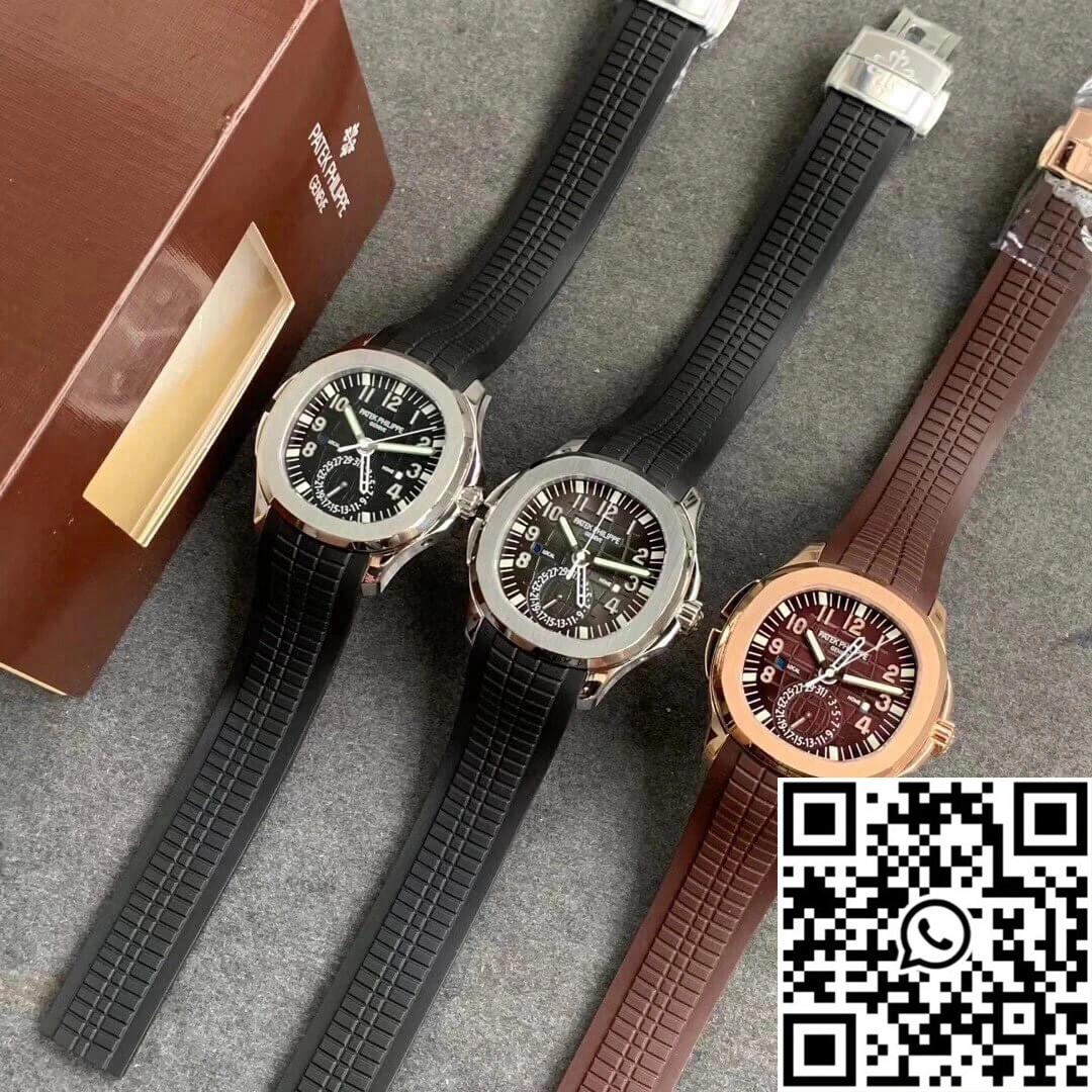 Breathable Patek Philippe Aquanaut 5164R-001 GR Factory Rose Gold Brown Dial 476