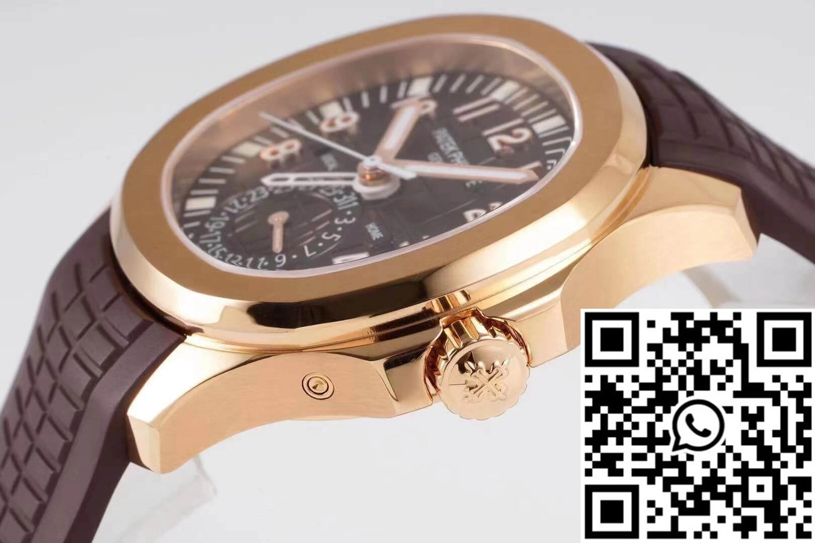 FashionForward Patek Philippe Aquanaut 5164R-001 ZF Factory Brown Dial 489
