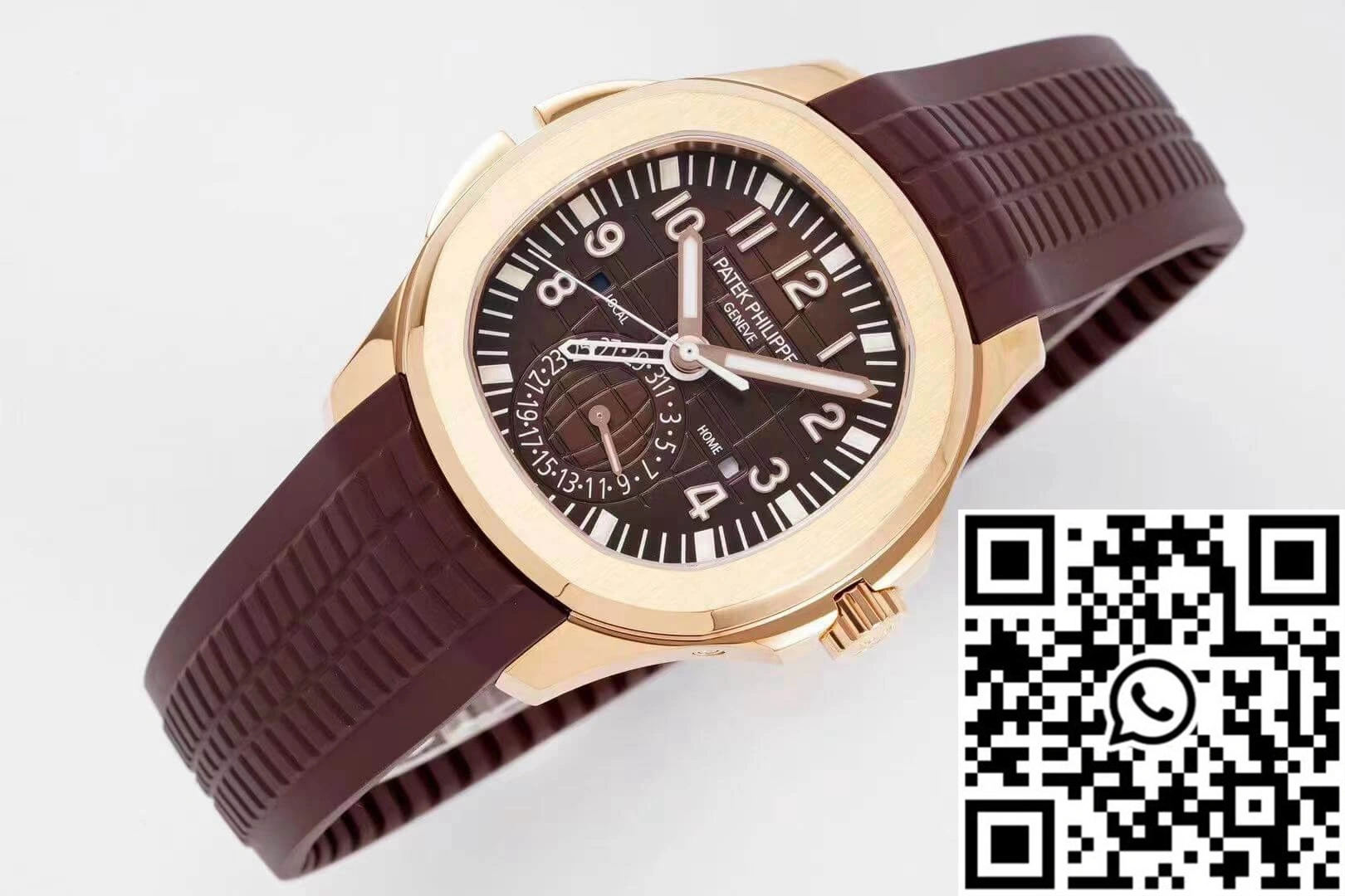FashionForward Patek Philippe Aquanaut 5164R-001 ZF Factory Brown Dial 489