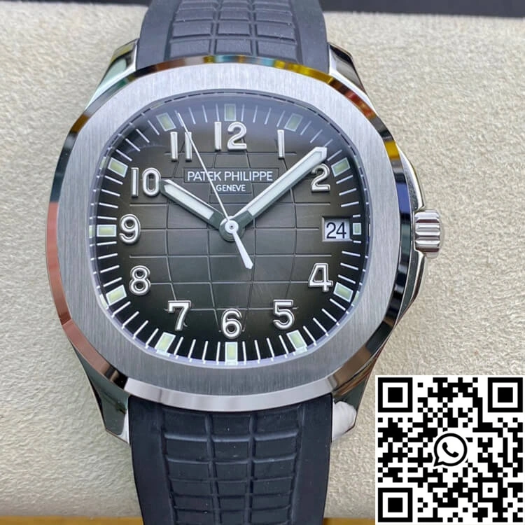 Sustainable Patek Philippe Aquanaut 5167A-001 3K Factory Black Strap 475