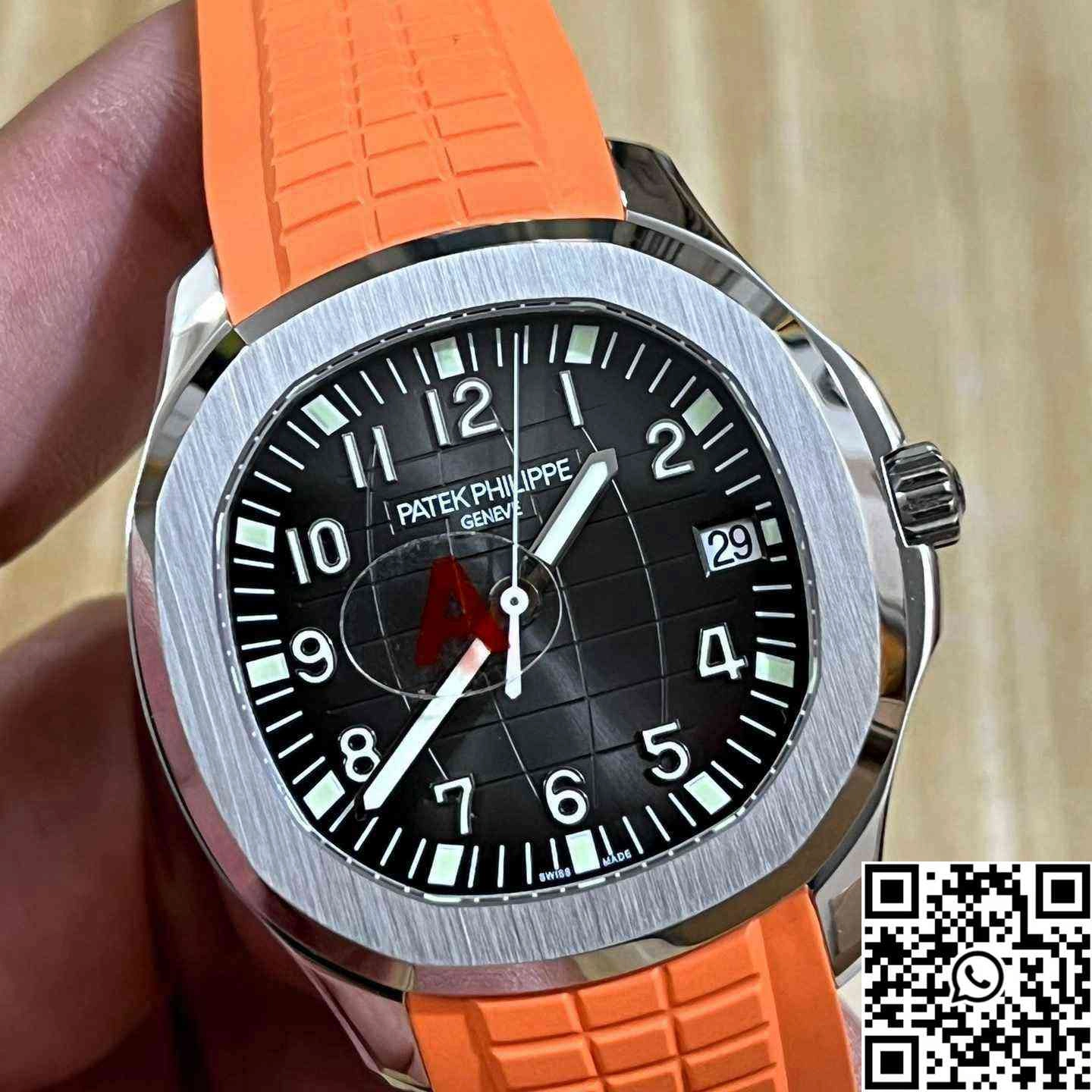 Patek Philippe Aquanaut 5167R-001 3K Factory Orange Strap ModernLook 486