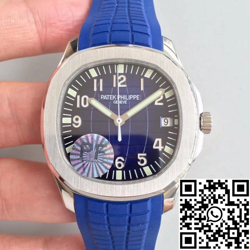 Patek Philippe Aquanaut 5168G-001 PF Factory Black-blue Dial OdorResistant 498