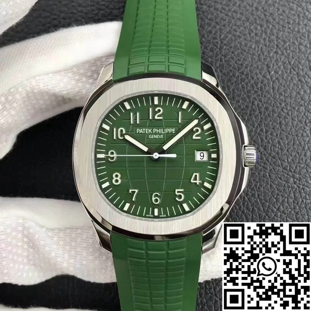Packable Patek Philippe Aquanaut 5168G 3K Factory Green Strap 494