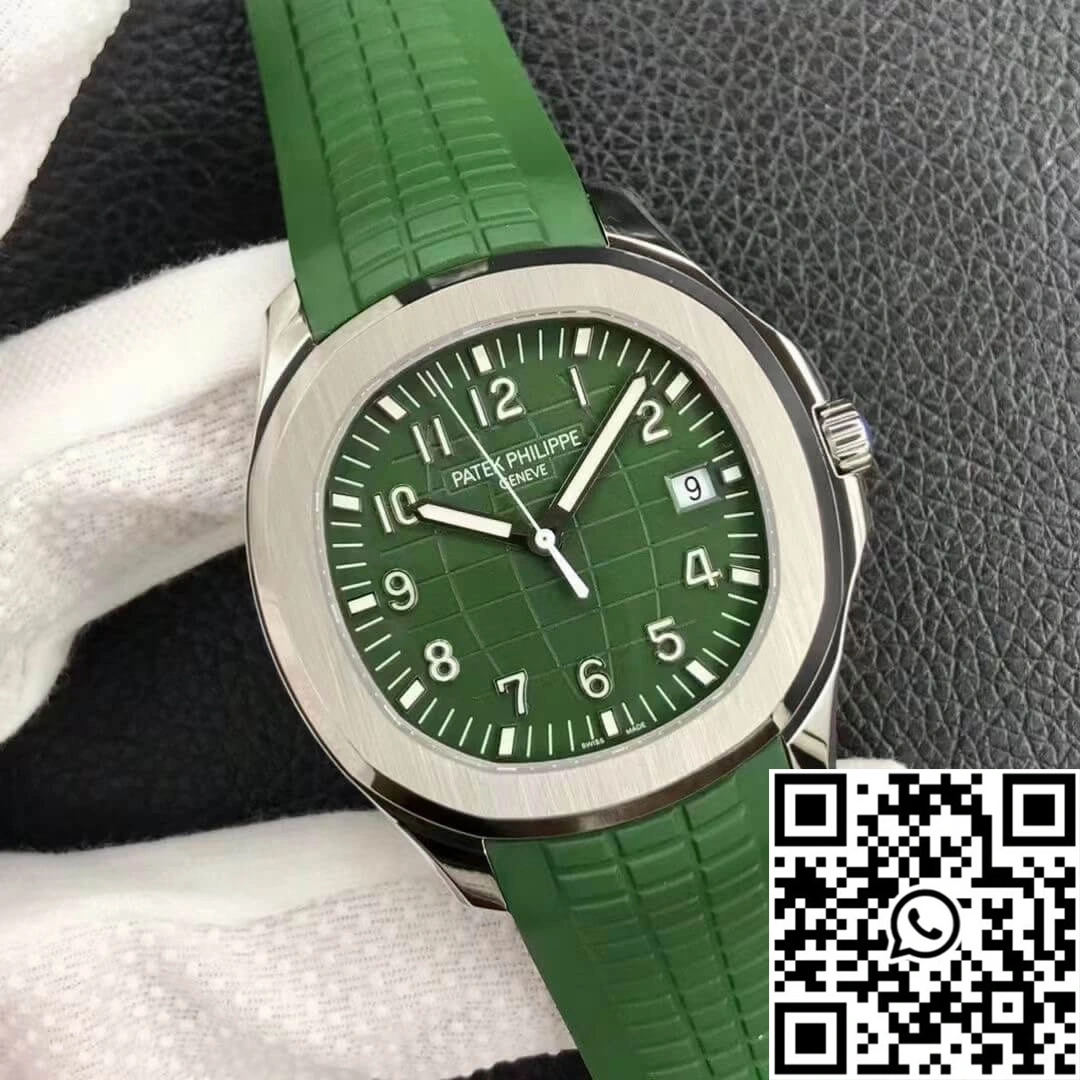 Packable Patek Philippe Aquanaut 5168G 3K Factory Green Strap 494