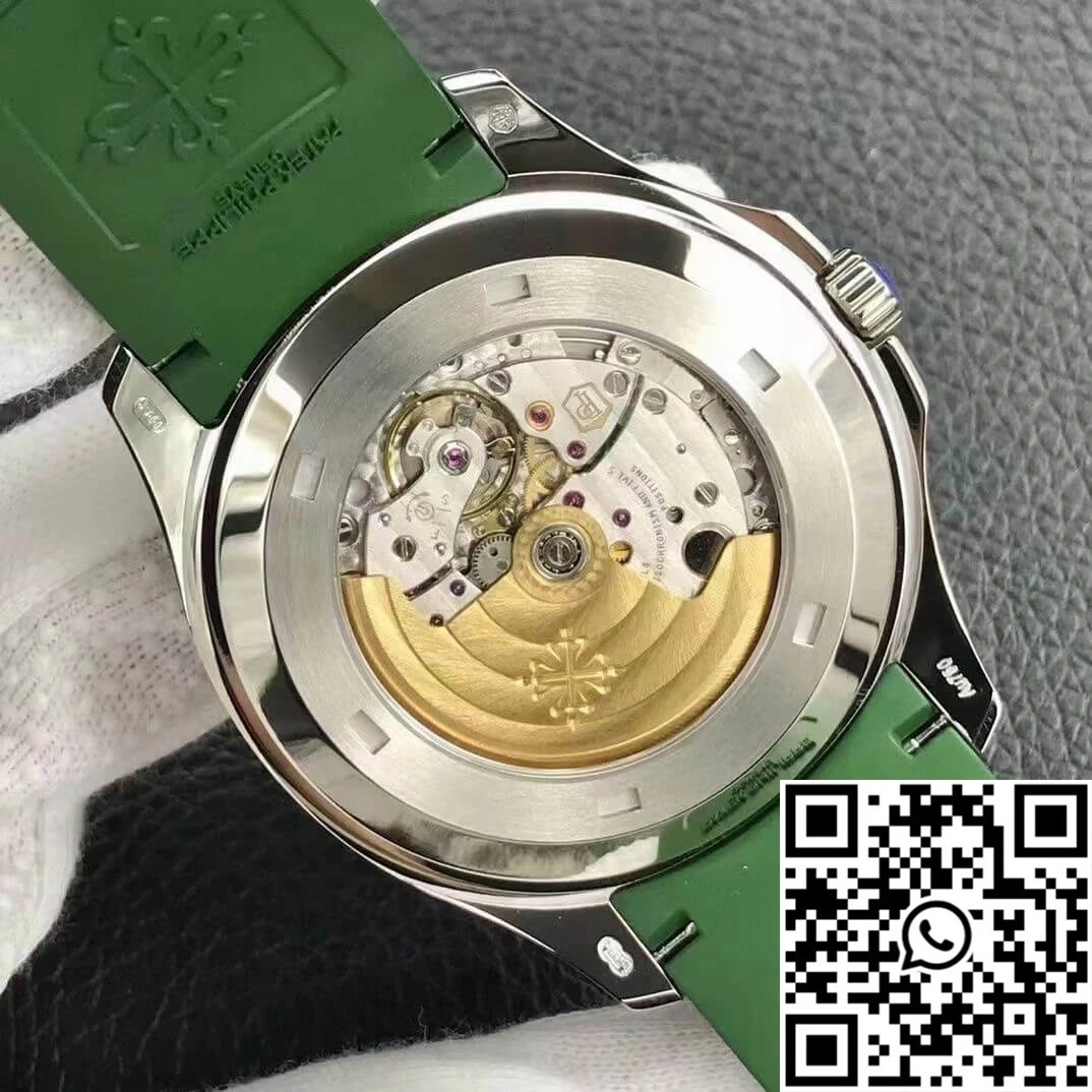 Packable Patek Philippe Aquanaut 5168G 3K Factory Green Strap 494