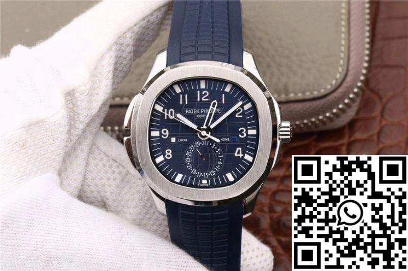 TimelessDesign Patek Philippe Aquanaut Dual Time 5164A-001 MP Factory Blue Dial 509