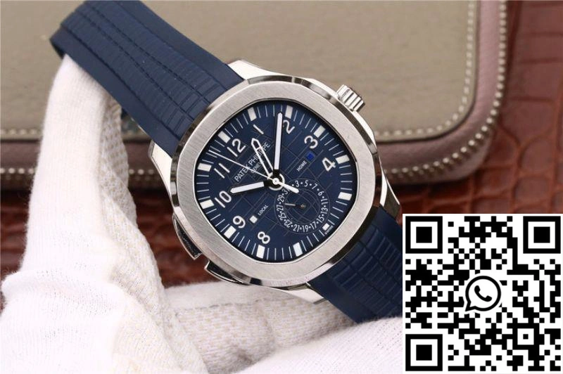 TimelessDesign Patek Philippe Aquanaut Dual Time 5164A-001 MP Factory Blue Dial 509