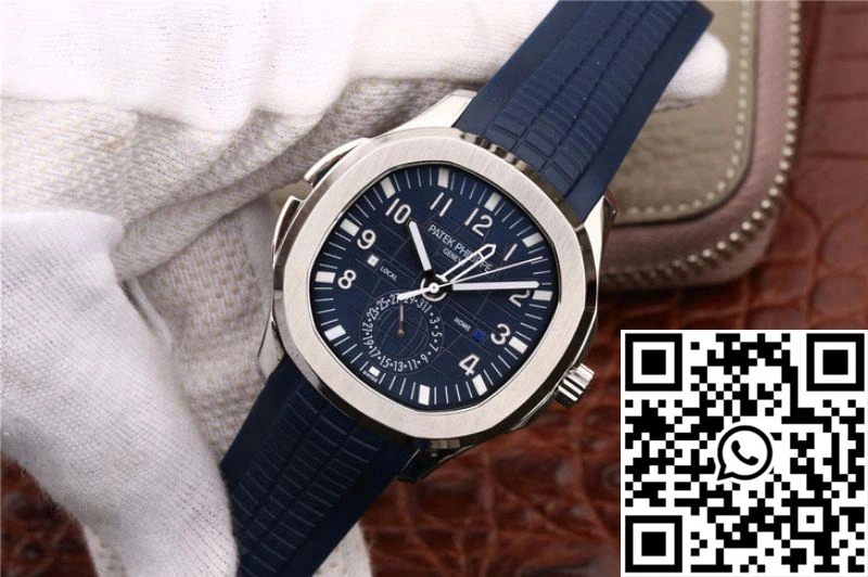 TimelessDesign Patek Philippe Aquanaut Dual Time 5164A-001 MP Factory Blue Dial 509