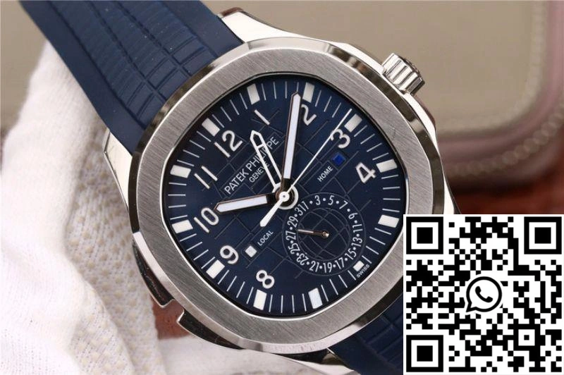 TimelessDesign Patek Philippe Aquanaut Dual Time 5164A-001 MP Factory Blue Dial 509