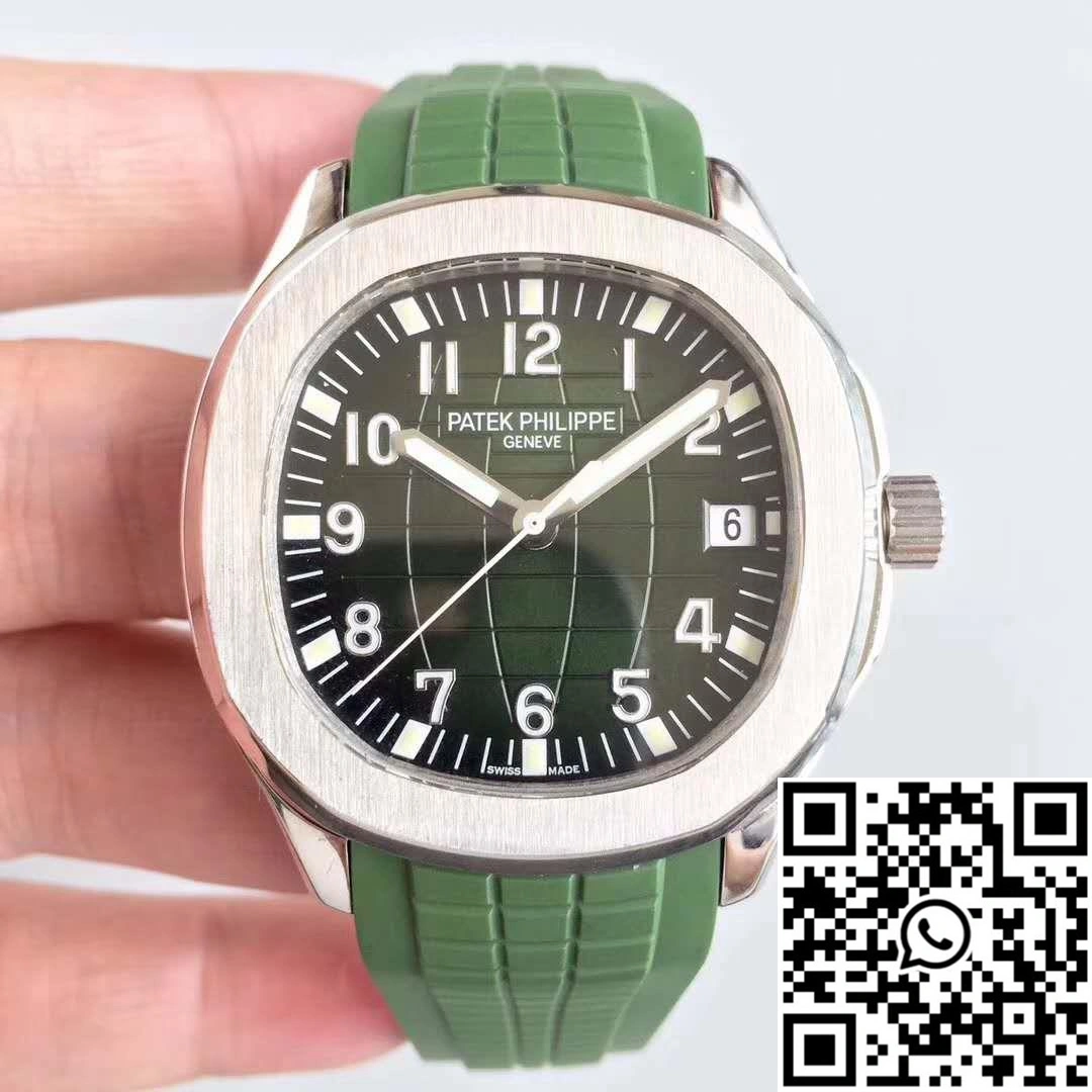Patek Philippe Aquanaut Jumbo 5167A PF Factory Green Dial Minimalist 511