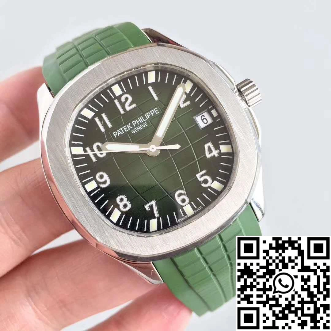 Patek Philippe Aquanaut Jumbo 5167A PF Factory Green Dial Minimalist 511