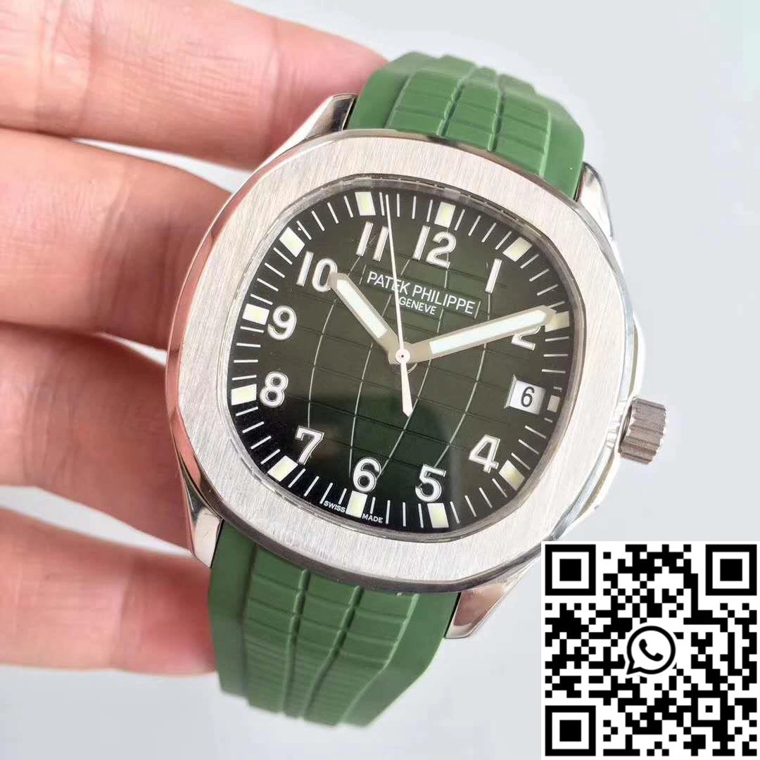 Patek Philippe Aquanaut Jumbo 5167A PF Factory Green Dial Minimalist 511