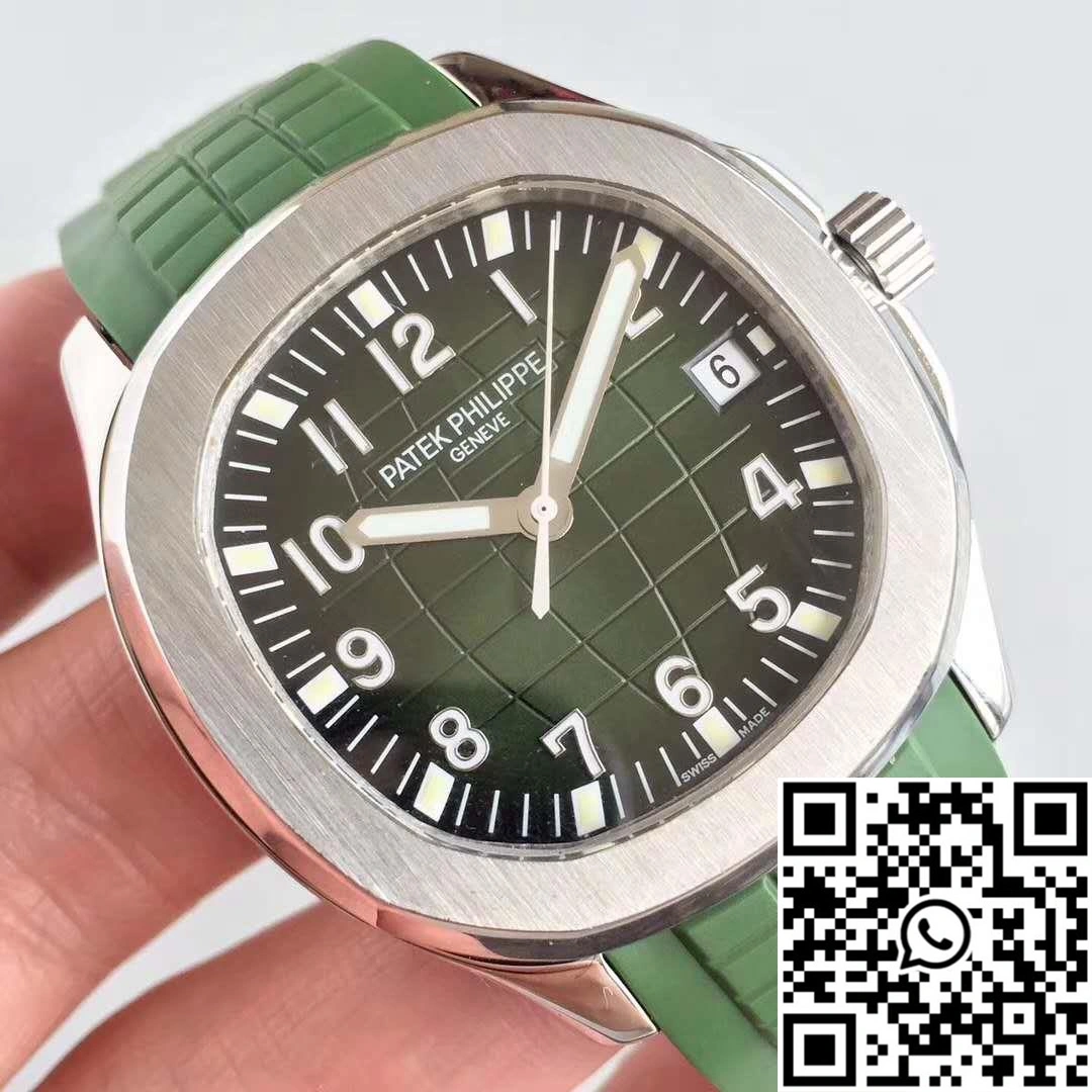 Patek Philippe Aquanaut Jumbo 5167A PF Factory Green Dial Minimalist 511