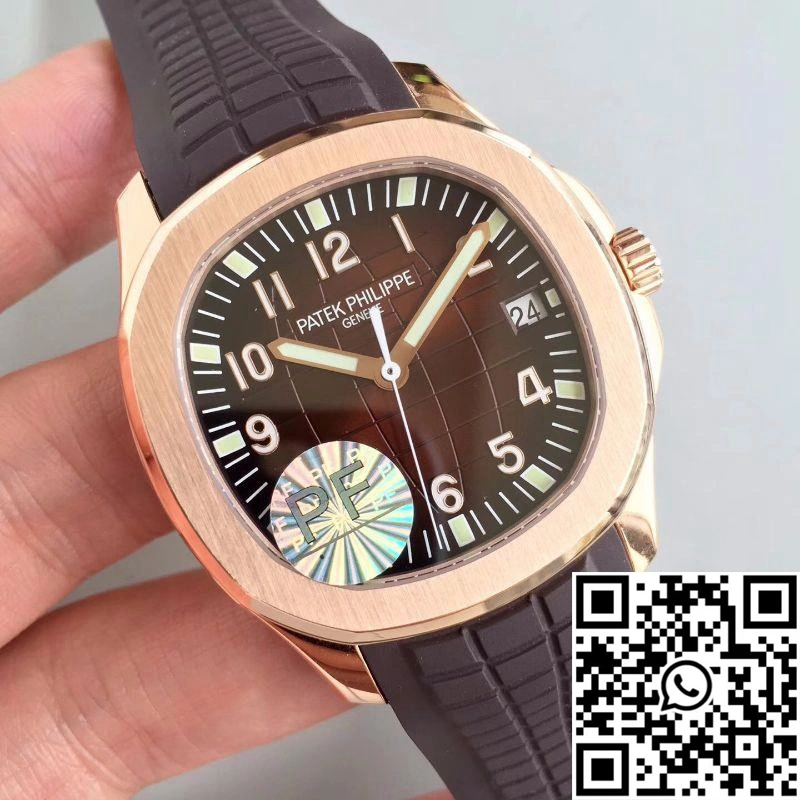 WrinkleFree Patek Philippe Aquanaut Jumbo 5167R-001 PF Factory Chocolate Dial 502
