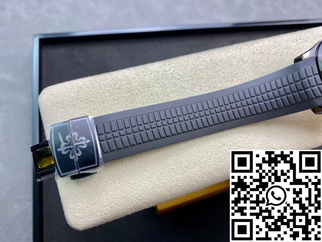 Sporty Patek Philippe Aquanaut PP5167 ZF Factory DLC Black Strap 499