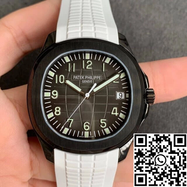 Patek Philippe Aquanaut PP5167 ZF Factory DLC White Rubber Strap Fashionable 491