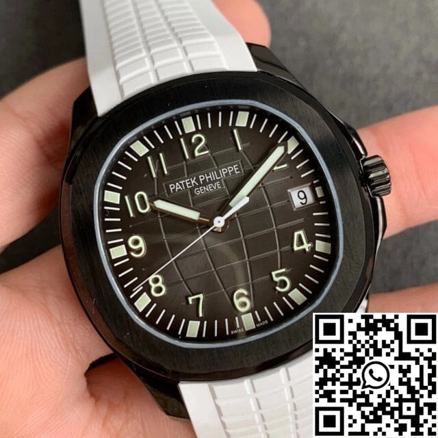 Patek Philippe Aquanaut PP5167 ZF Factory DLC White Rubber Strap Fashionable 491