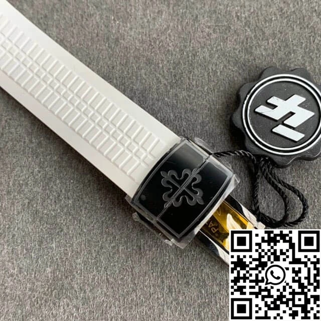 Patek Philippe Aquanaut PP5167 ZF Factory DLC White Rubber Strap Fashionable 491