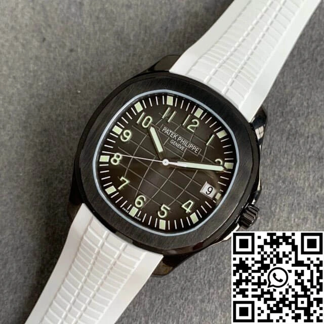 Patek Philippe Aquanaut PP5167 ZF Factory DLC White Rubber Strap Fashionable 491