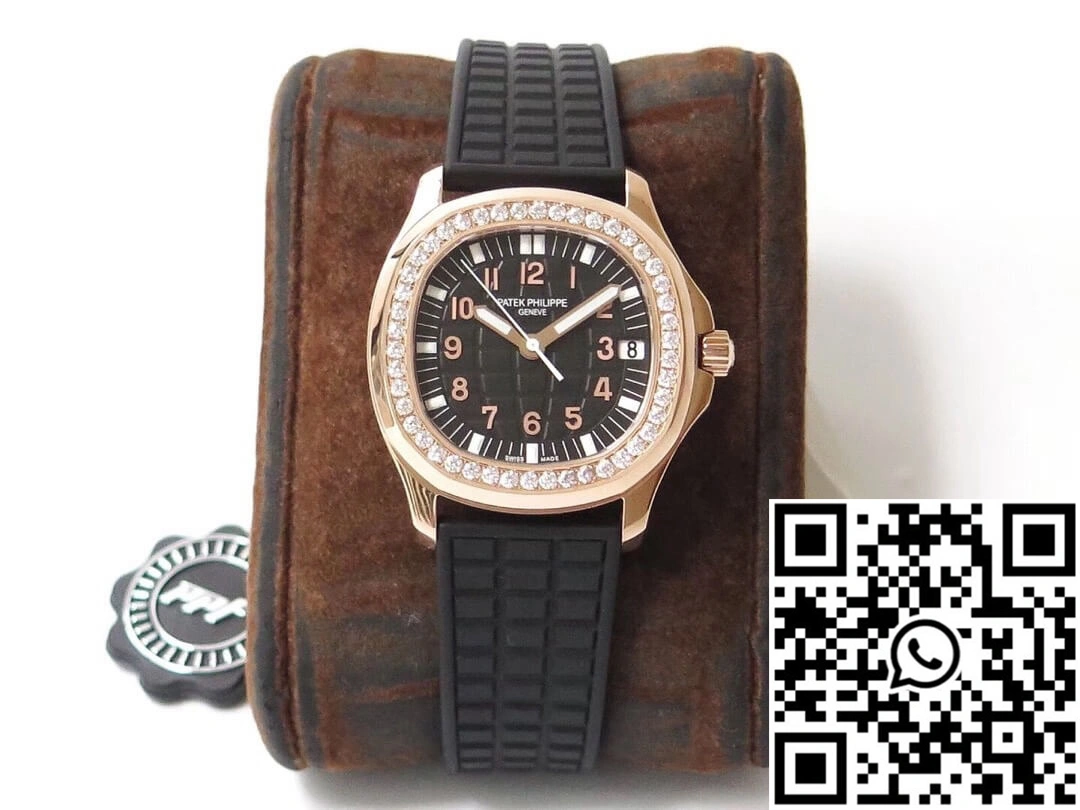 SmartChoice Patek Philippe Aquanaut PPF Factory Rose Gold Black Dial 484