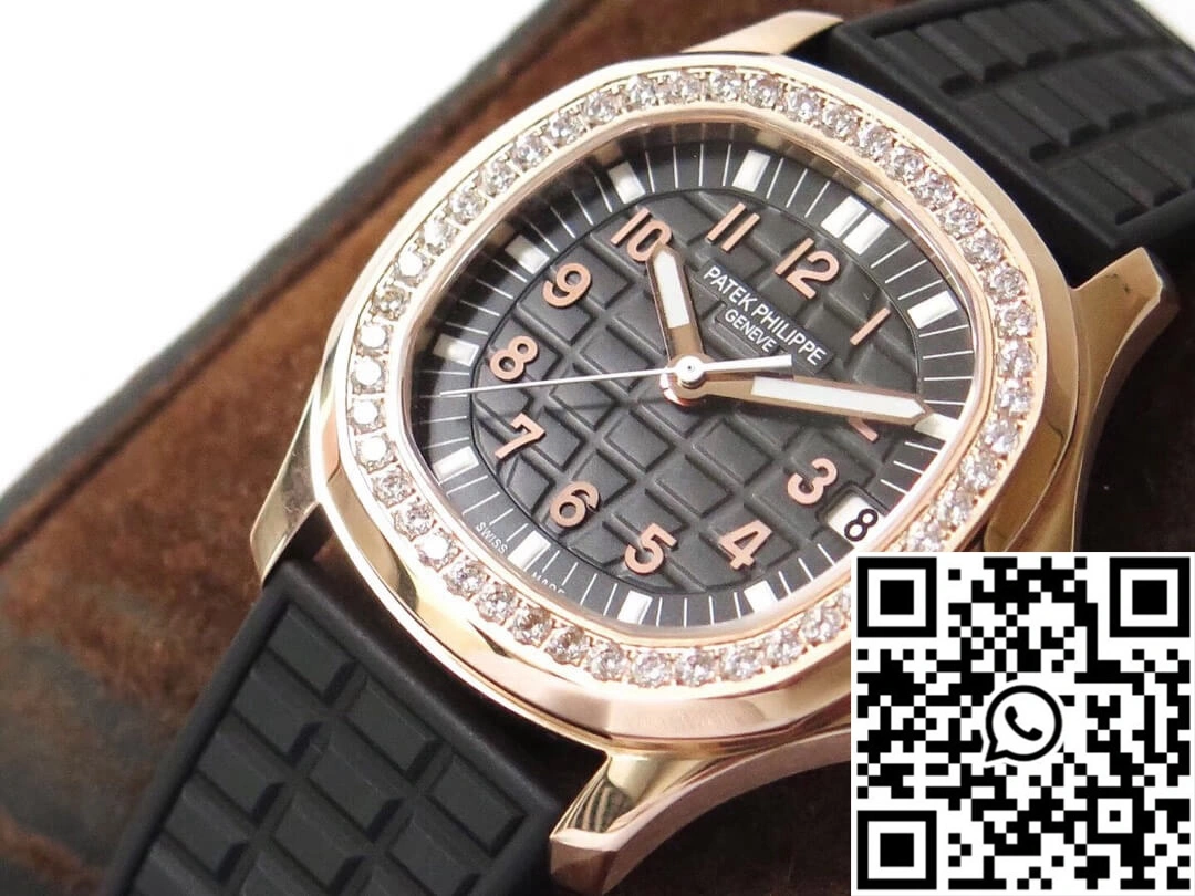 SmartChoice Patek Philippe Aquanaut PPF Factory Rose Gold Black Dial 484