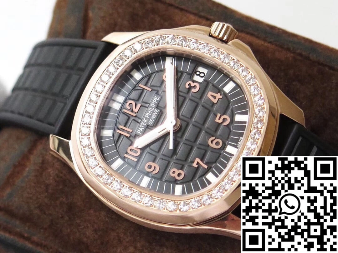 SmartChoice Patek Philippe Aquanaut PPF Factory Rose Gold Black Dial 484