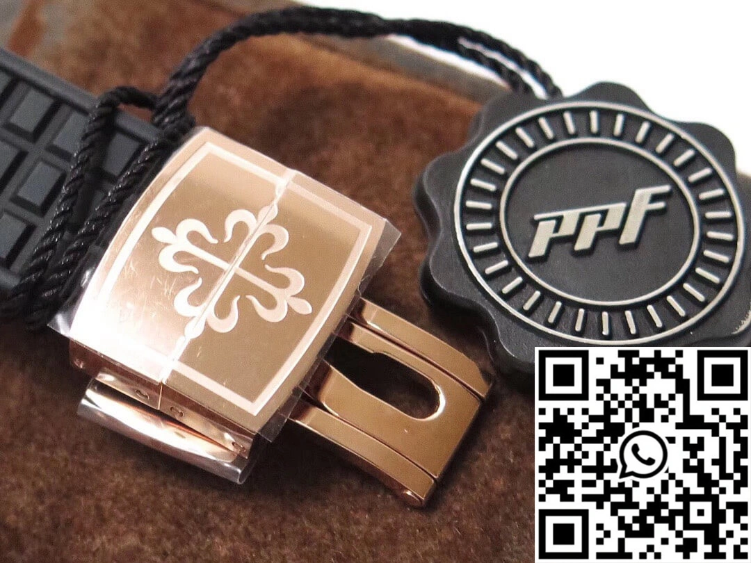 SmartChoice Patek Philippe Aquanaut PPF Factory Rose Gold Black Dial 484