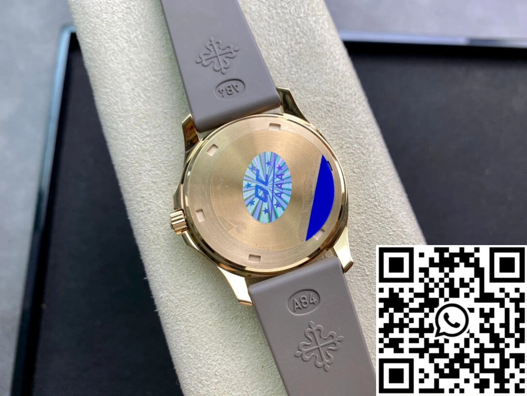 ComfortFit Patek Philippe Aquanaut Quartz Ladies 5067A PPF Factory Rose Gold Diamond-set Bezel 487