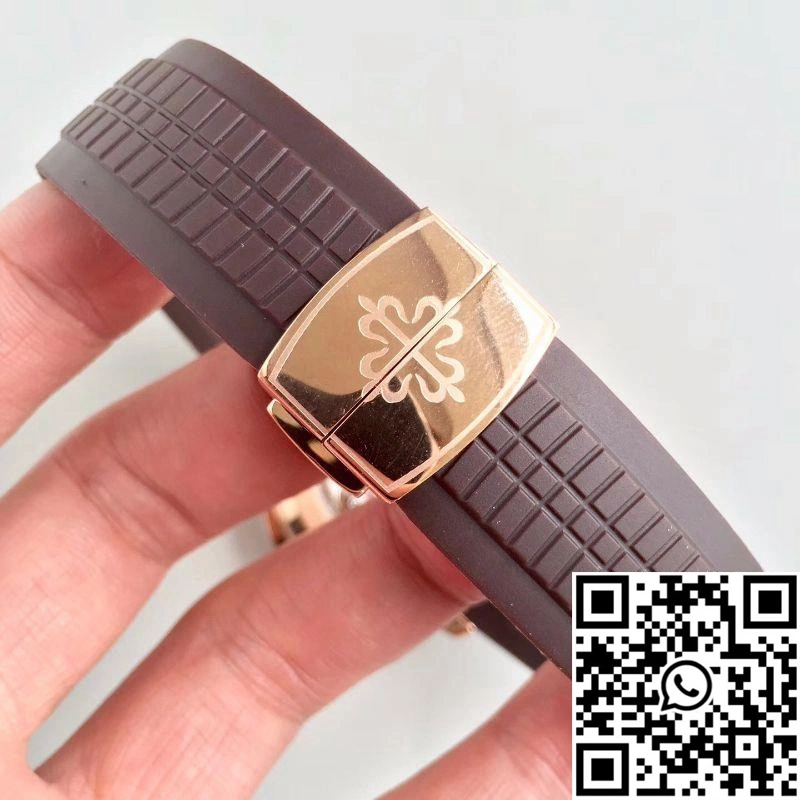 Attractive Patek Philippe Aquanaut Travel Time 5164R-001 Rose Gold Chocolate Dial 514