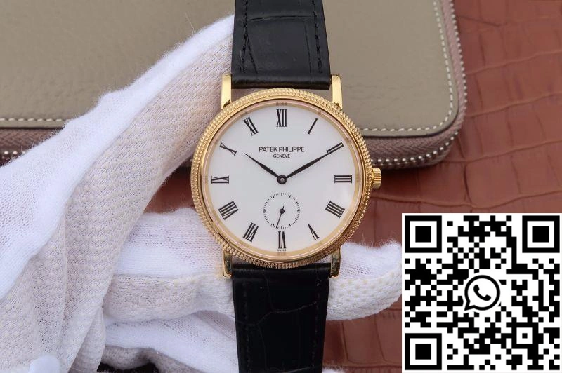 Patek Philippe Calatrava 5119G-002 Rose Gold White Dial Comfortable 520