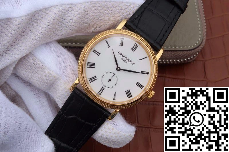 Patek Philippe Calatrava 5119G-002 Rose Gold White Dial Comfortable 520