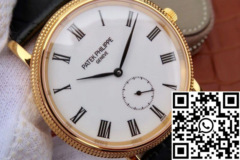 Patek Philippe Calatrava 5119G-002 Rose Gold White Dial Comfortable 520