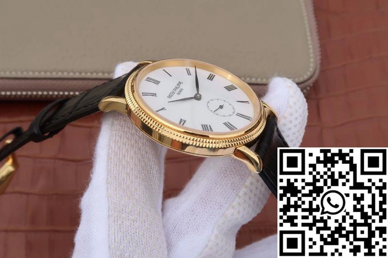 Patek Philippe Calatrava 5119G-002 Rose Gold White Dial Comfortable 520